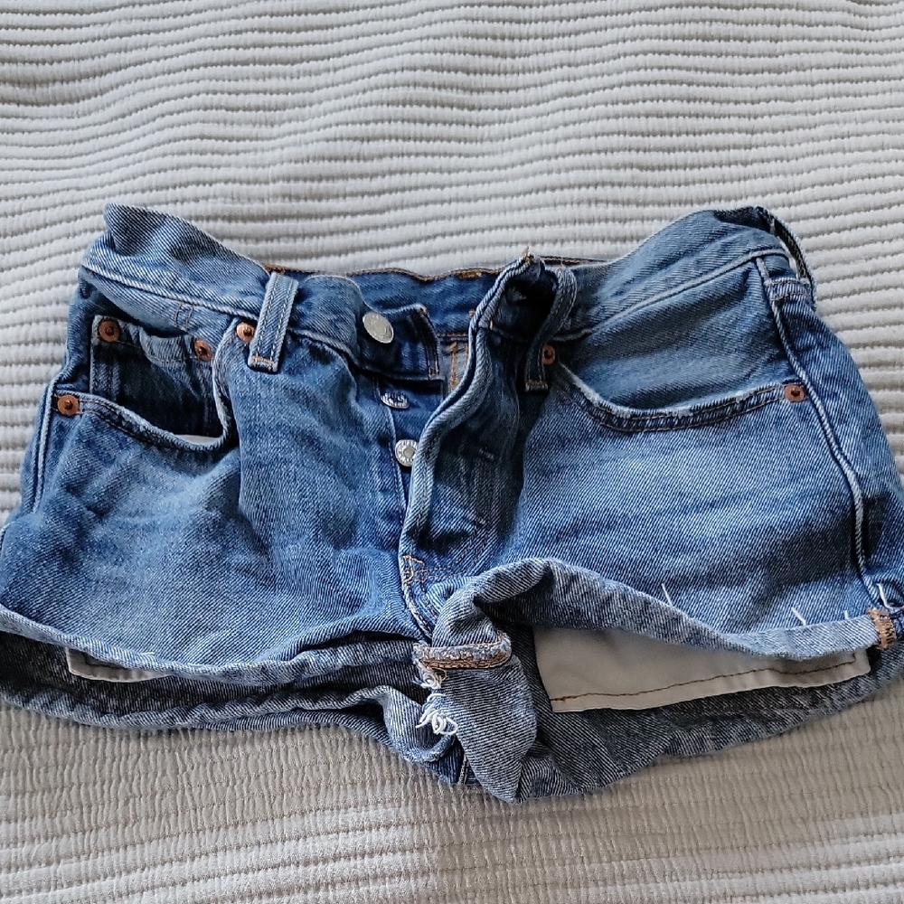 Blue Denim Women's Shorts
